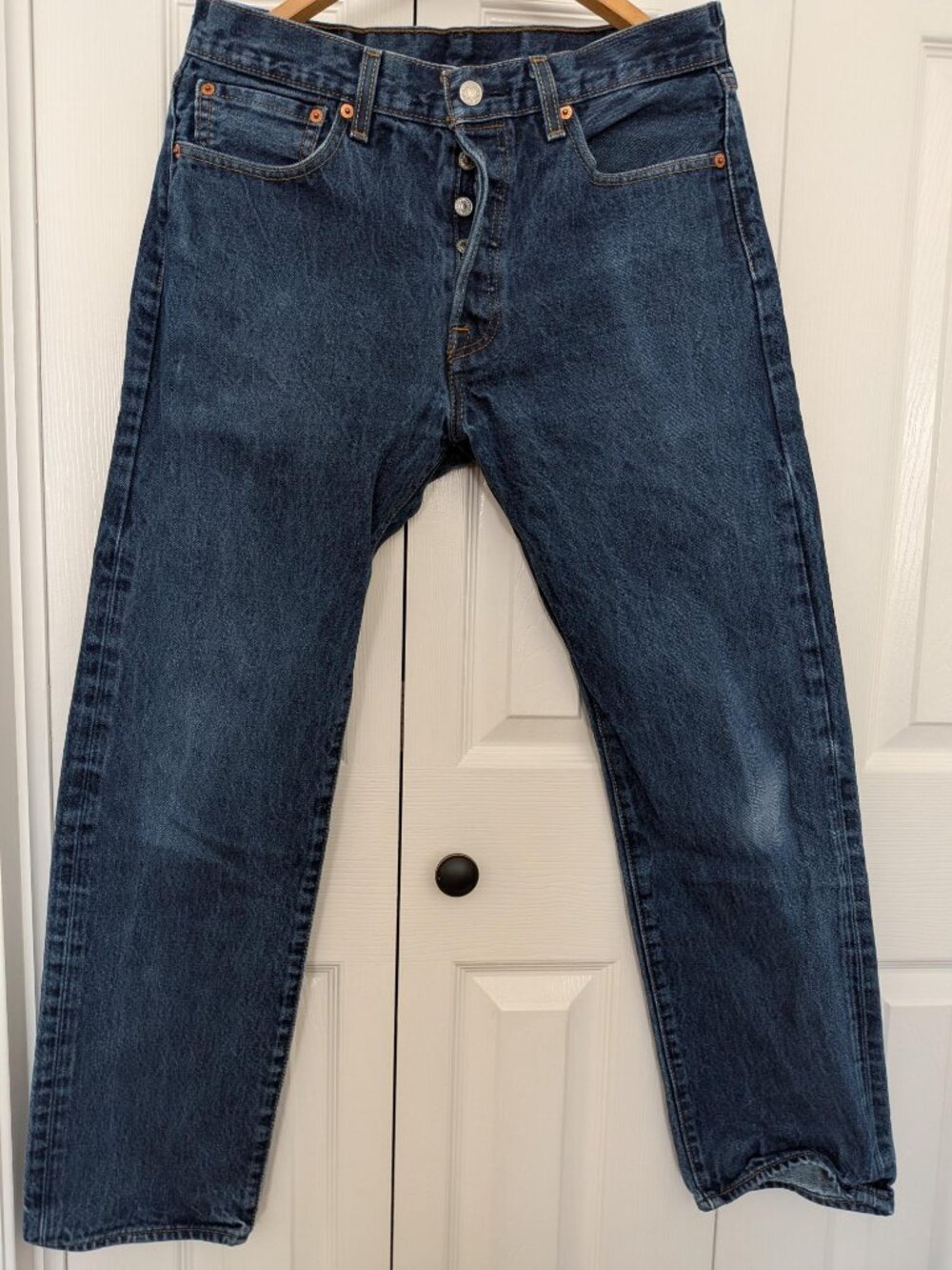 Men's Blue Denim original Levi 501 Jeans